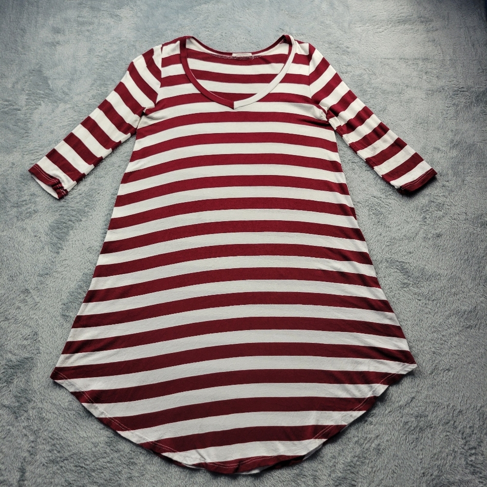 Lollipop Star Womens Tunic Size Small Striped Dress